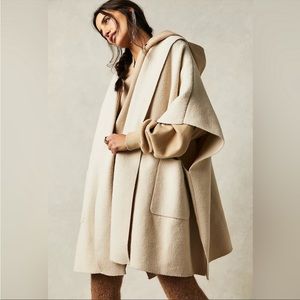 Free People All I Need Cozy Hooded Kimono